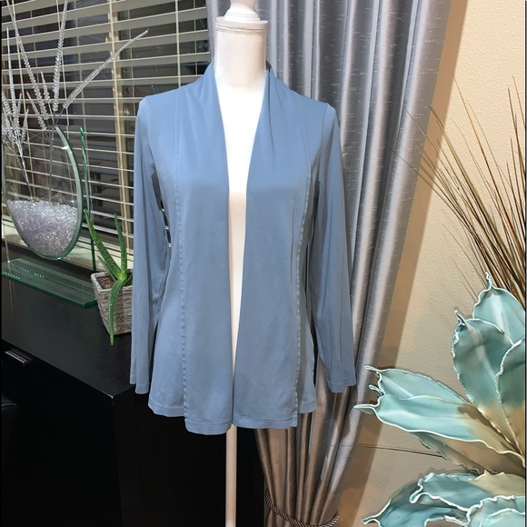 L.L.Bean blue cotton cardigan - Picture 1 of 14